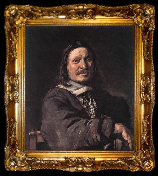 framed  HALS, Frans Portrait of a Seated Man, ta009-2