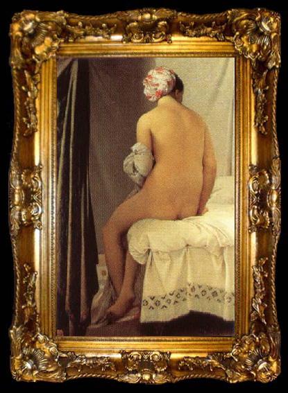 framed  Jean Auguste Dominique Ingres La Baigneuse de Valpincon, ta009-2