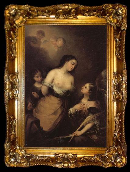 framed  Jose Gutierrez De La Vega St.Catherine of Alexandria, ta009-2