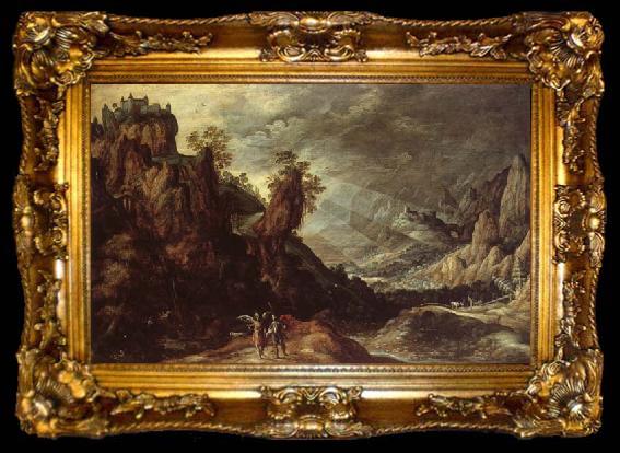 framed  KEUNINCK, Kerstiaen Landscape wiht Tobias and the Angle, ta009-2