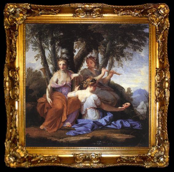 framed  LE SUEUR, Eustache The Muses: Clio, Euterpe and Thalia, ta009-2
