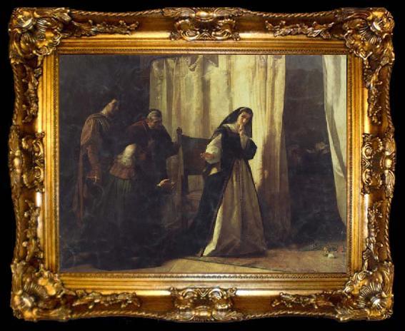 framed  Lorenzo Valles The Madness of Dona juana, ta009-2