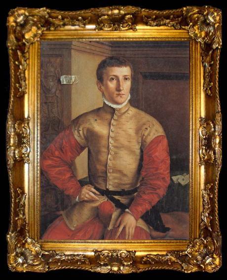 framed  PENCZ, Georg Portrait of a Young Man, ta009-2