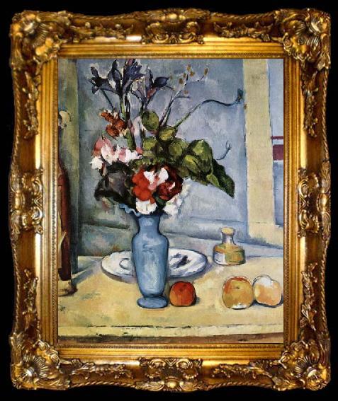 framed  Paul Cezanne The Blue Vase, ta009-2