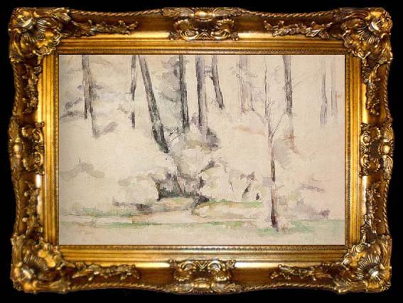 framed  Paul Cezanne Sous-bois, ta009-2