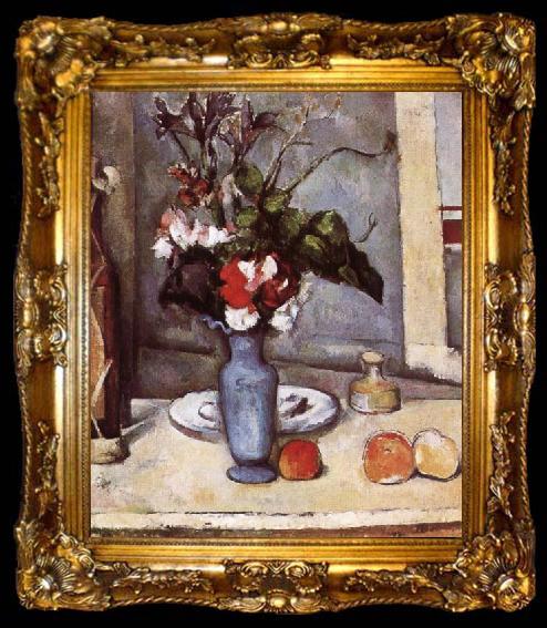 framed  Paul Cezanne Le Vase bleu, ta009-2