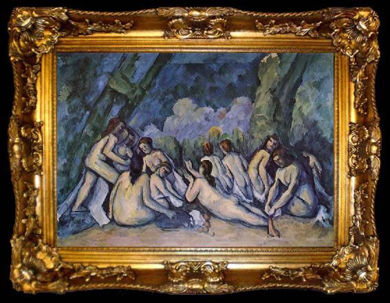 framed  Paul Cezanne Bathing Women, ta009-2