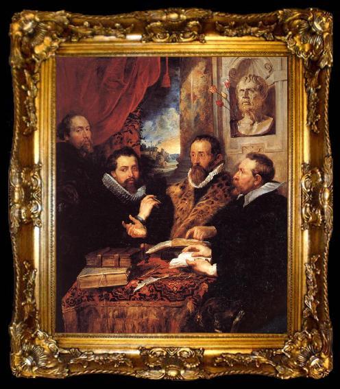 framed  Peter Paul Rubens The Four Philosophers, ta009-2