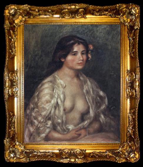 framed  Pierre Renoir Female Semi-Nude, ta009-2