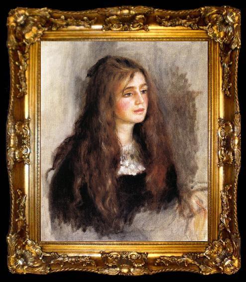 framed  Pierre Renoir Julie Manet, ta009-2
