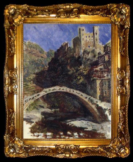 framed  Pierre Renoir The Castle ar Dolceaqua, ta009-2