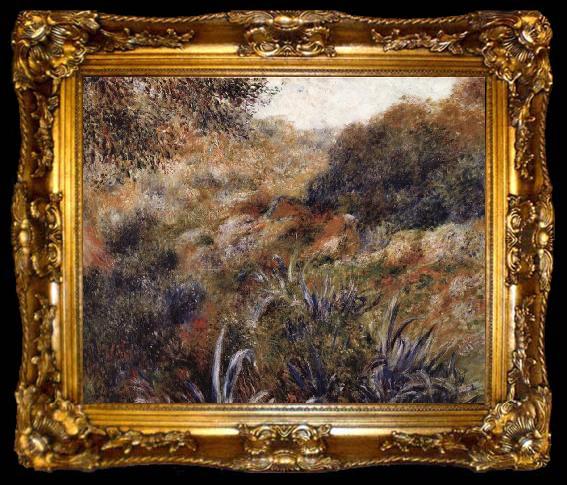 framed  Pierre Renoir Algerian Landscape:Wild Woman Ravine, ta009-2