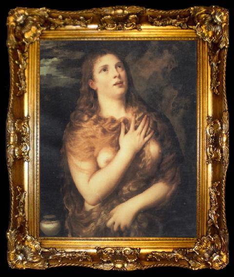 framed  Titian St Mary Magdalene, ta009-2