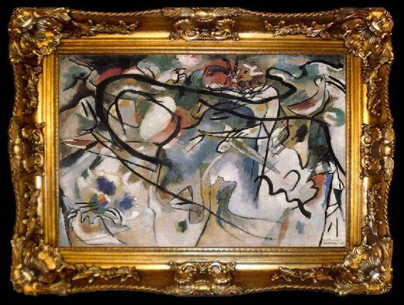 framed  Vassily Kandinsky Composition, ta009-2