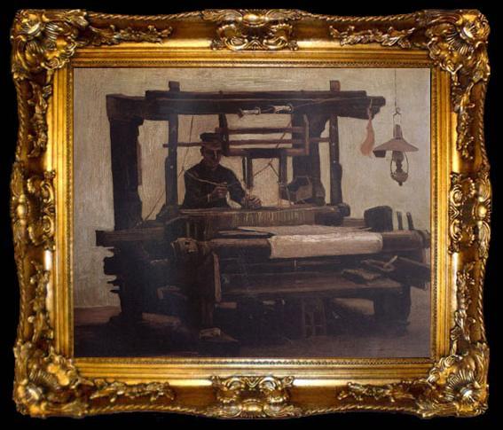 framed  Vincent Van Gogh Weaver,Seen from the Front (nn04), ta009-2
