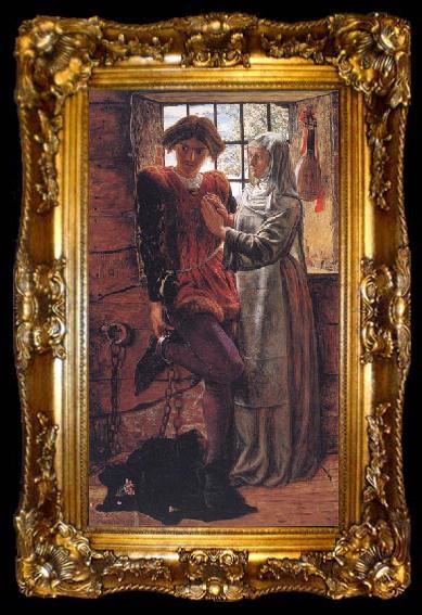 framed  William Holman Hunt Claudio and Isabella, ta009-2