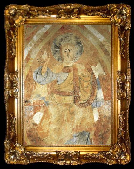 framed  unknow artist Pantocrator Supported by Angels, ta009-2