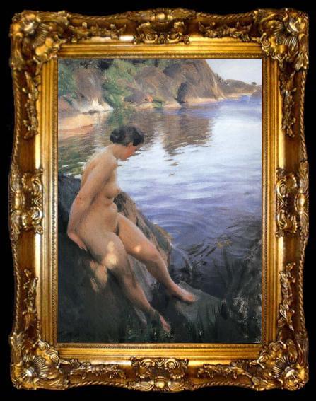 framed  Anders Zorn Unknow work 100, ta009-2