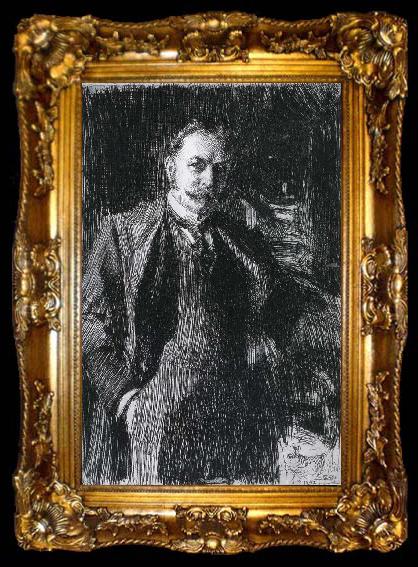 framed  Anders Zorn Edward Rathbone Bacon, ta009-2