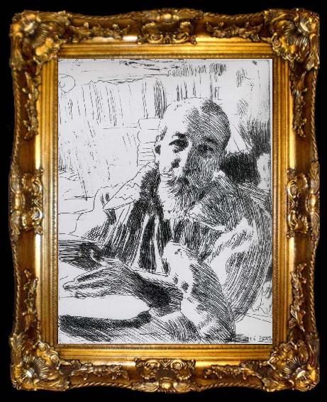 framed  Anders Zorn Unknow work 133, ta009-2