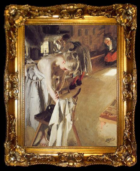 framed  Anders Zorn Unknow work 61, ta009-2