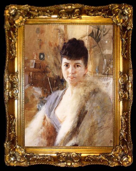 framed  Anders Zorn Unknow work 39, ta009-2