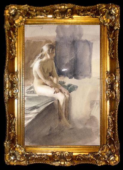 framed  Anders Zorn Unknow work 53, ta009-2