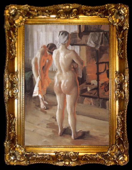 framed  Anders Zorn Unknow work 108, ta009-2