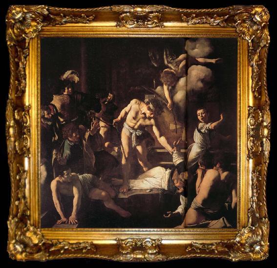 framed  Caravaggio Martyrdom of St.Matthew, ta009-2