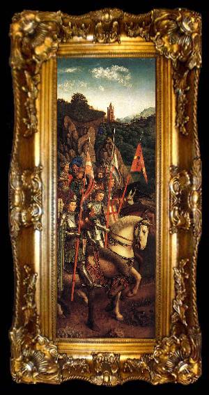 framed  EYCK, Jan van The Soldiers of Christ, ta009-2