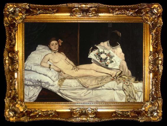 framed  Edouard Manet Olympia, ta009-2