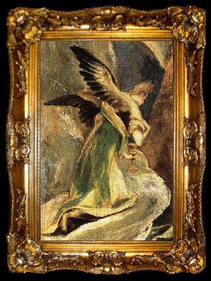framed  El Greco Agony in the Garden, ta009-2