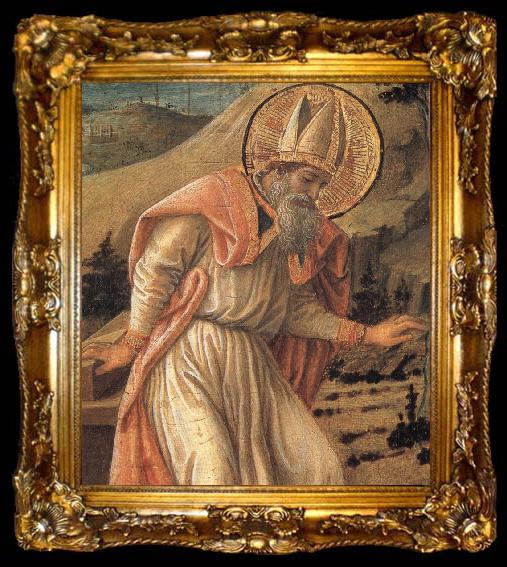 framed  Fra Filippo Lippi St Augustine