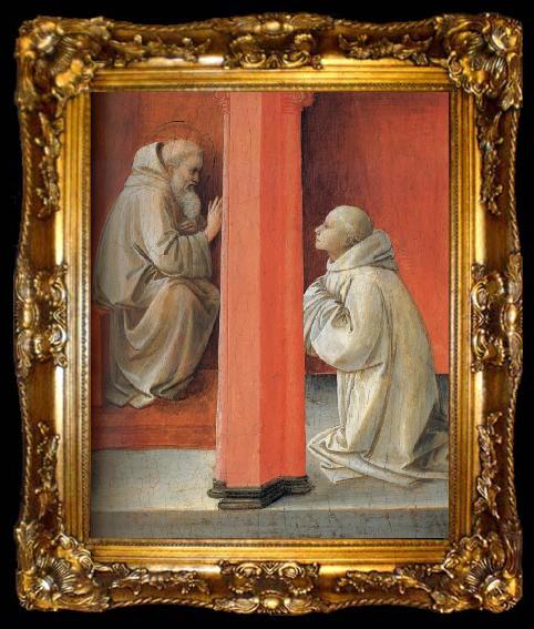 framed  Fra Filippo Lippi Details of The Miraculous Rescue of St Placidus, ta009-2