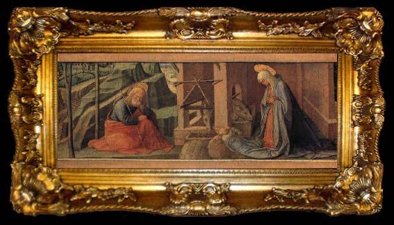 framed  Fra Filippo Lippi The Nativity, ta009-2