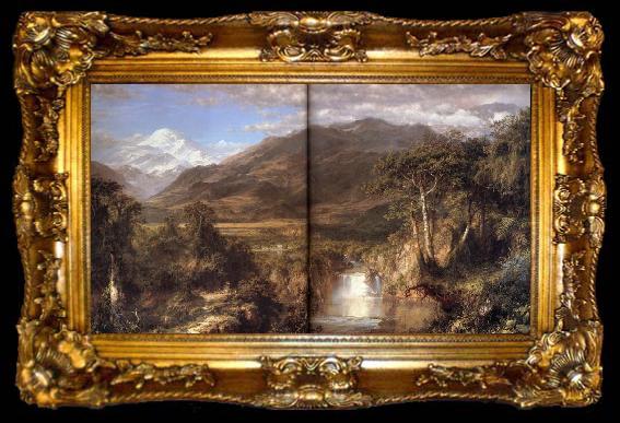 framed  Frederick Edwin Church Le caur des Andes, ta009-2
