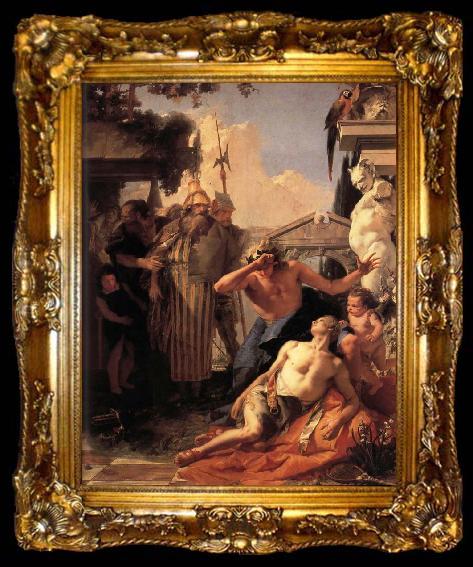 framed  Giambattista Tiepolo The Death of Hyacinthus, ta009-2