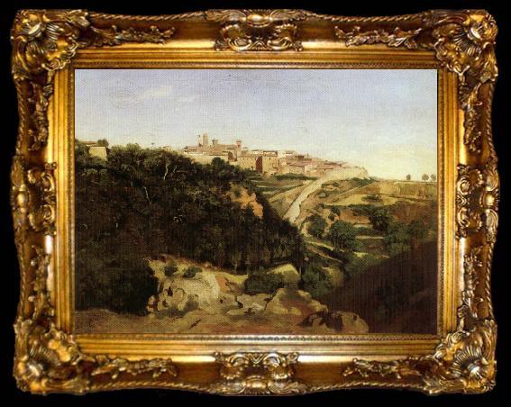 framed  Jean Baptiste Camille  Corot Volterra, ta009-2