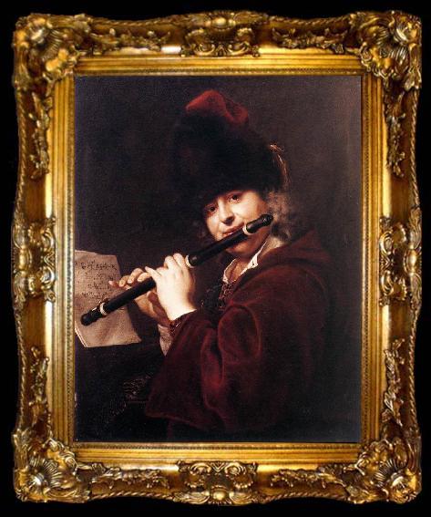 framed  KUPECKY, Jan Portrait of the Court Musician Josef Lemberger, ta009-2