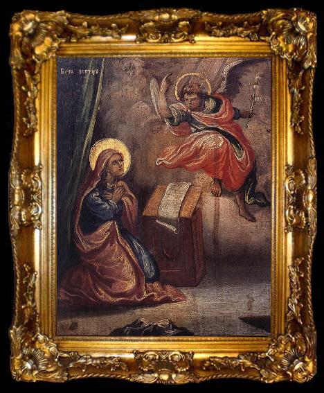 framed  Nicolae Grigorescu The Annunciation, ta009-2