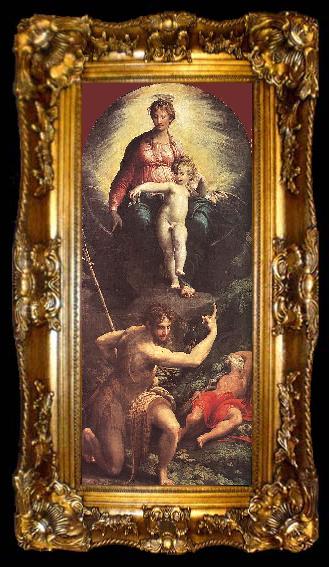 framed  PARMIGIANINO The Vision of St Jerome, ta009-2
