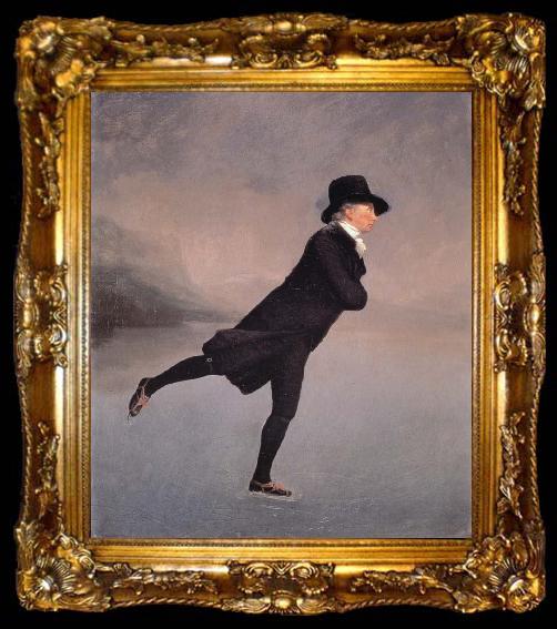 framed  RAEBURN, Sir Henry Reverend Robert Walker Skating on Duddin, ta009-2