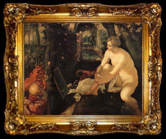 framed  Tintoretto Susanna and the Elders, ta009-2