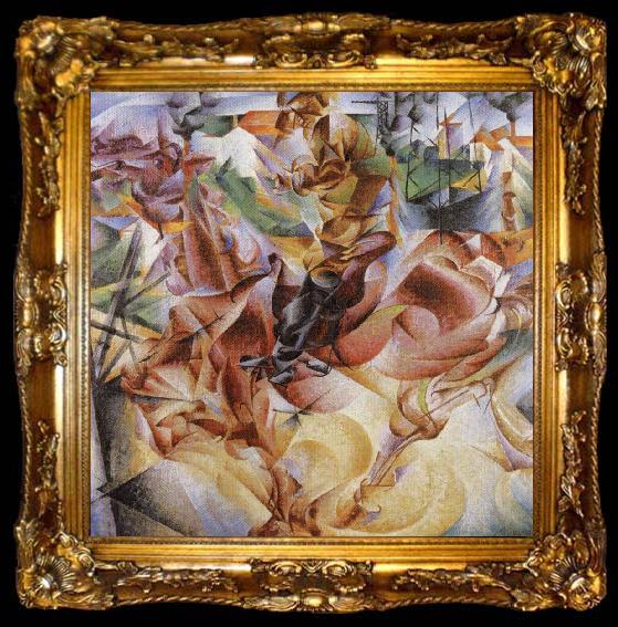 framed  Umberto Boccioni Elasticity, ta009-2