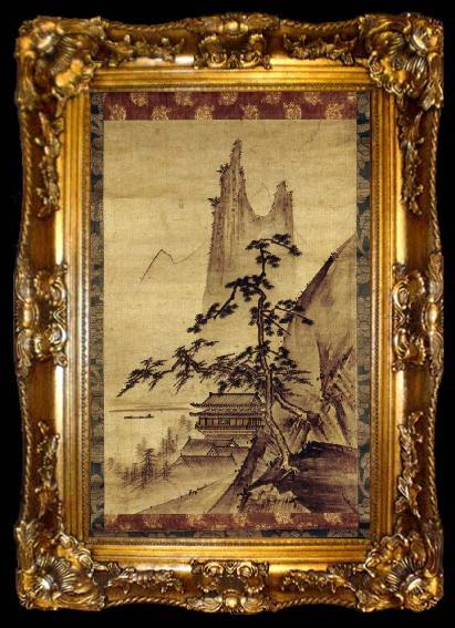 framed  unknow artist Landscape with Mountains, ta009-2
