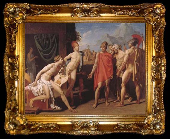 framed  Jean Auguste Dominique Ingres Achilles Receives the Envoys of Agamemnon (mk04), ta009-2