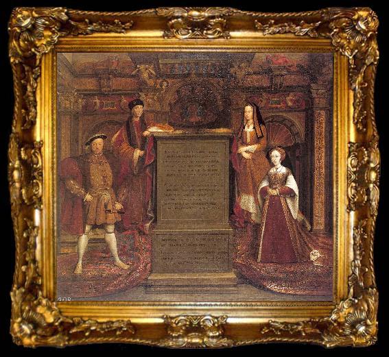 framed  Leemput, Remigius van Copy after Hans Holbein the Elder