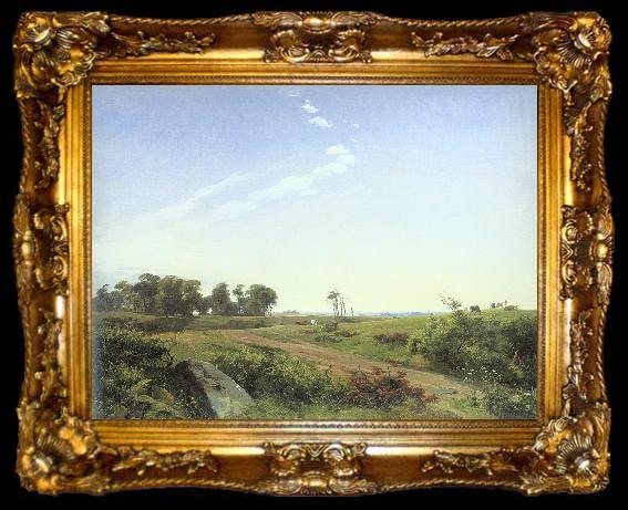 framed  Lundbye, Johan Thomas Zealand Landscape, ta009-2