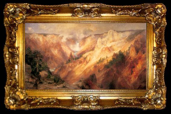 framed  Moran, Thomas The Grand Canyon of the Yellowstone, ta009-2