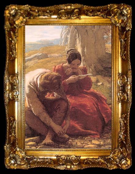 framed  Mulready, William The Sonnet, ta009-2